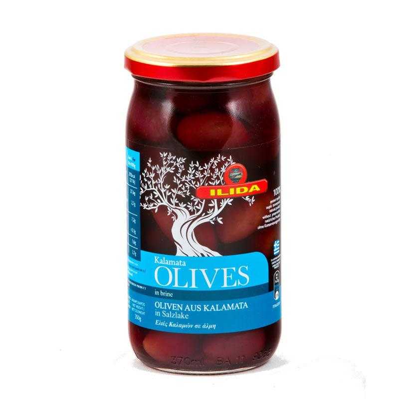 Greek-Grocery-Greek-Products-kalamata-olives-in-brine-350g-ilida