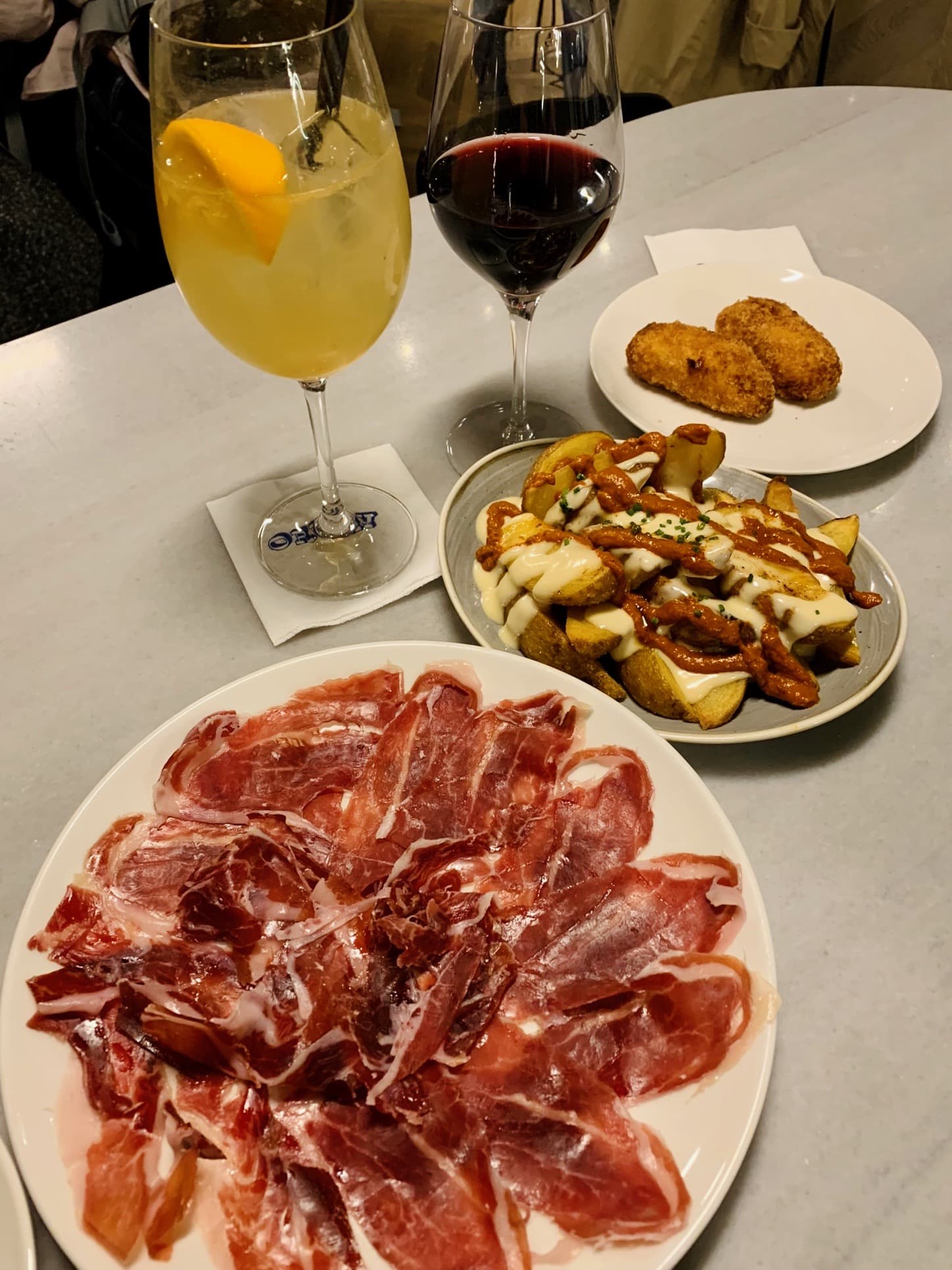 The food we ate in Barcelona