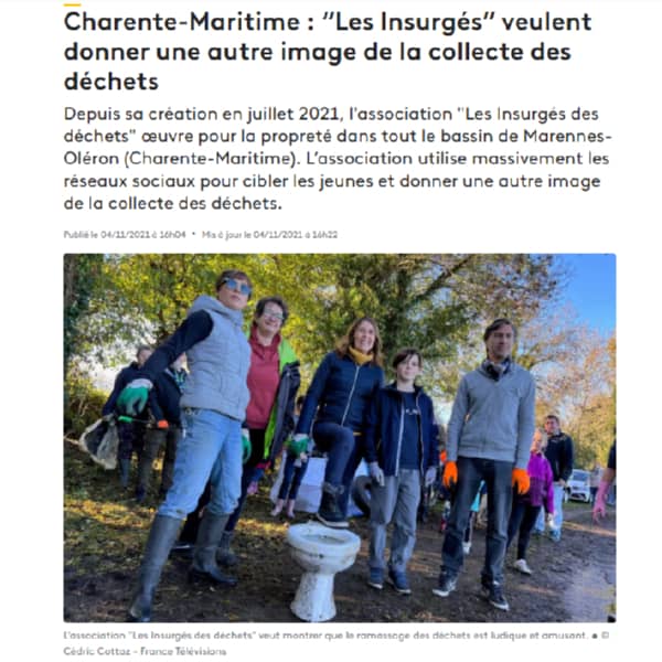 Article France 3 Nouvelle Aquitaine