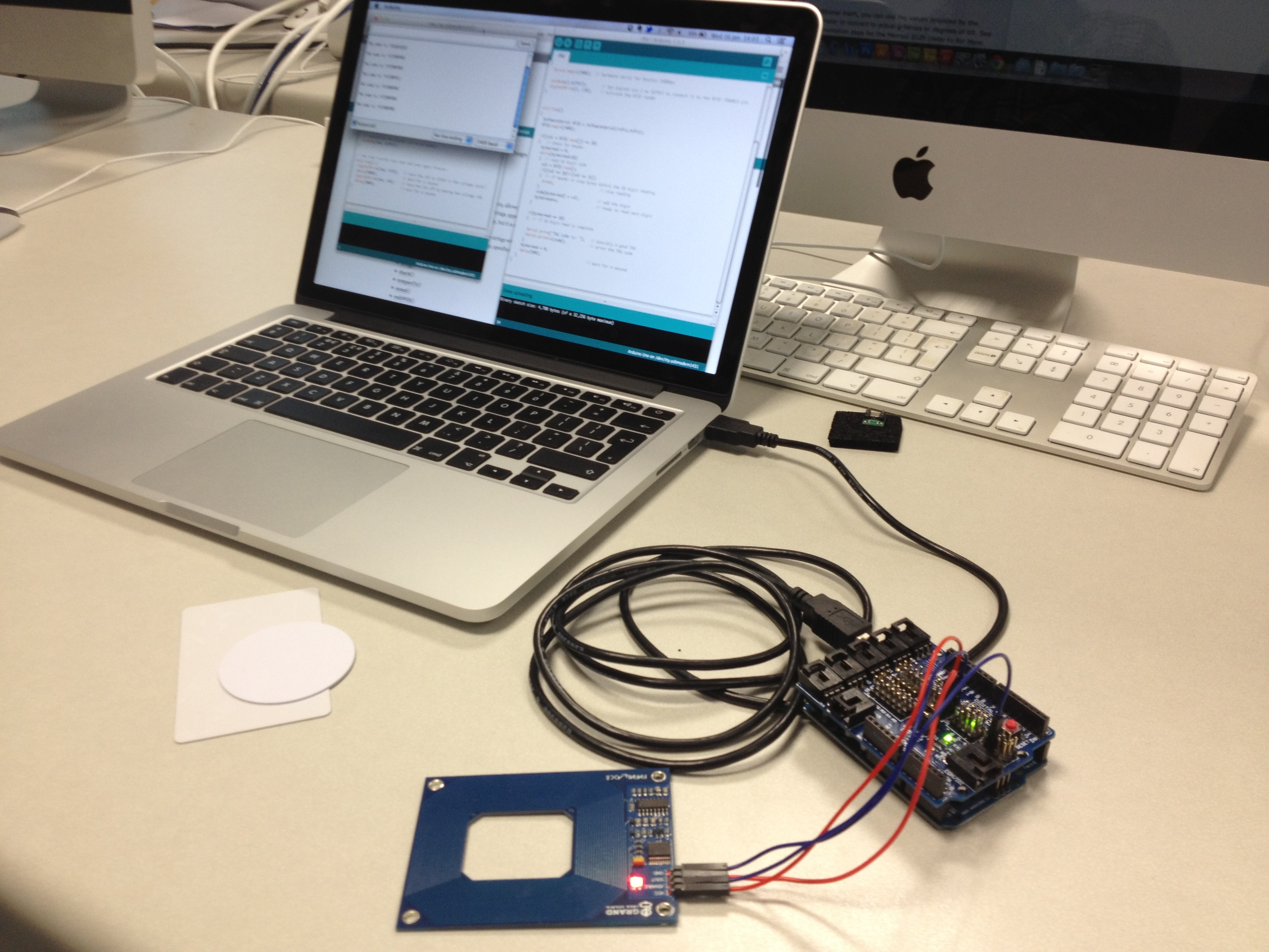 Arduino w/ RFID reader