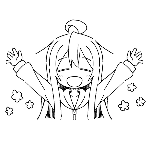 Mahiro is swimming in bliss