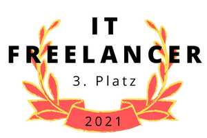 3. Platz IT Freelancer des Jahres 2021