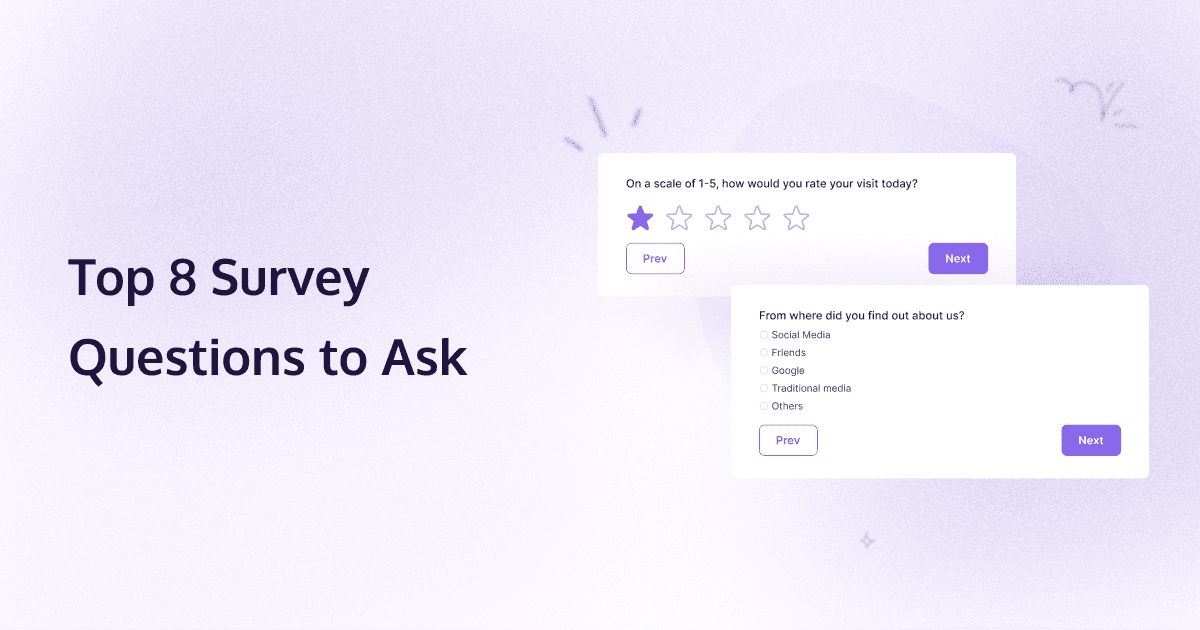 Hero image for blog Top survey questions to ask