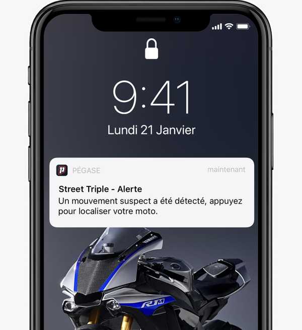 Tracker GPS moto PÉGASE (sans abonnement) - IXTEM MOTO