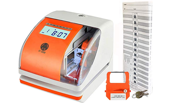 AT-3000R Side Print Time Clock
