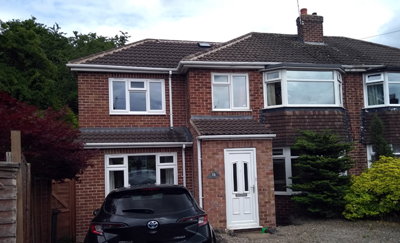 Two storey house extension in Knaresborough