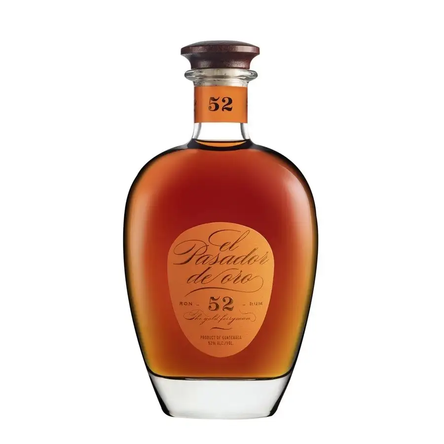 Image of the front of the bottle of the rum El Pasador Ron - 52 - Rum