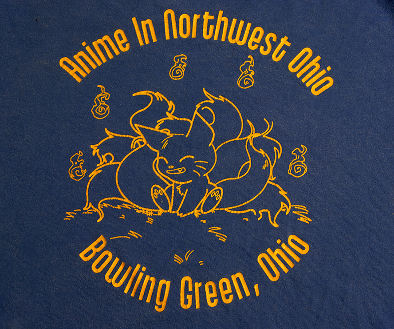 The front of the 2003 Anime In Northwest Ohio tee shirt.