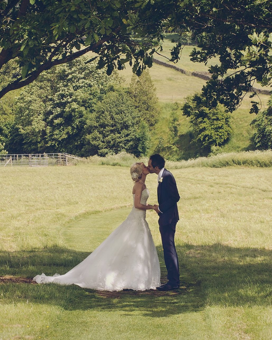 Jennie and James, married at Beeston Manor