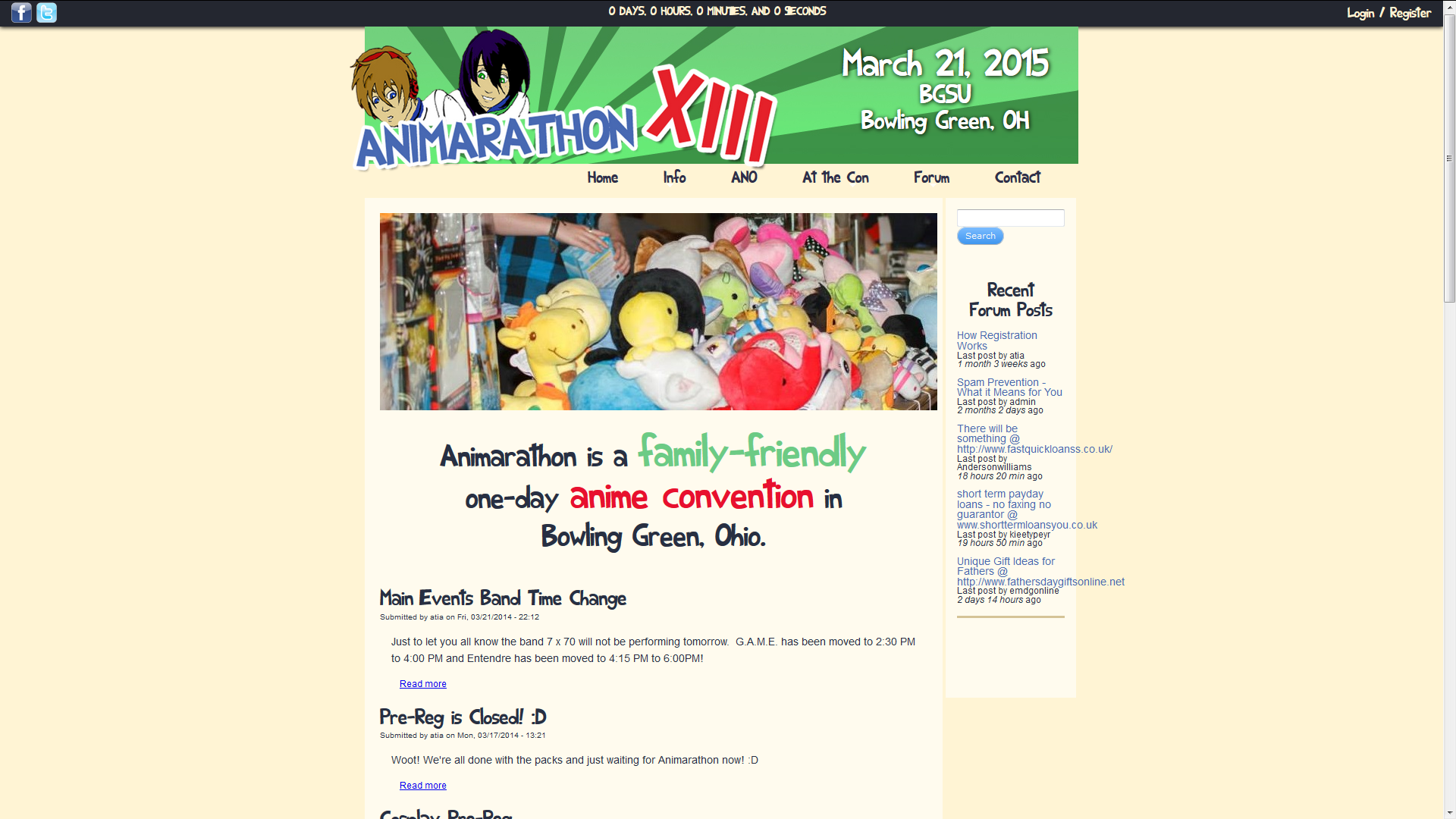 The Animarathon Website.