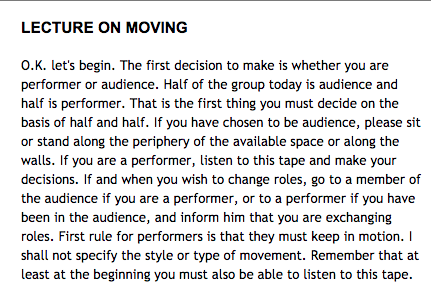 on moving