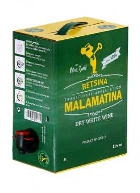 Weiße Retsina Malamatina - 3l 
