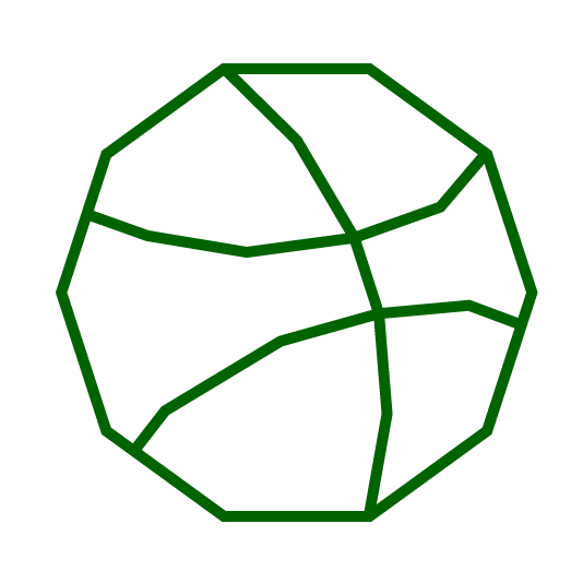 stylized dribbble icon