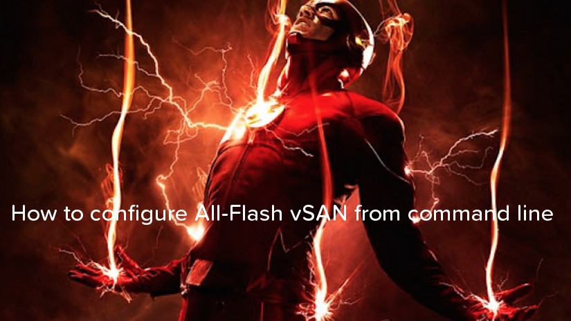How to configure All-Flash vSAN from command line - logo