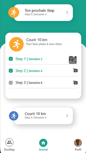 Stepplr - Goal tracking app