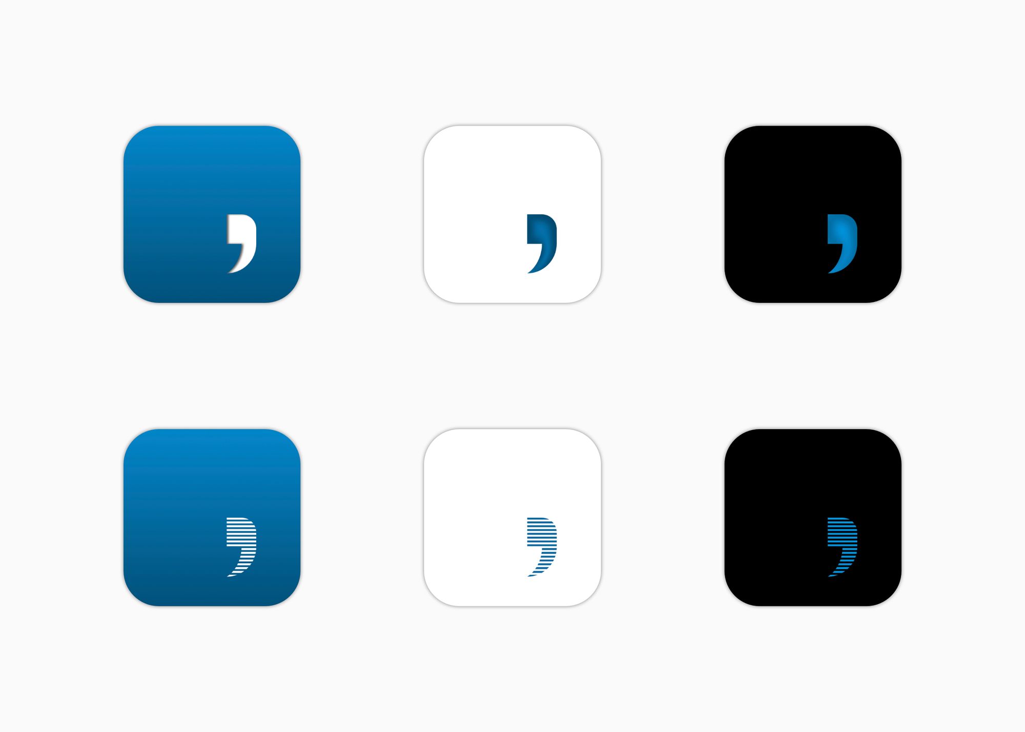 Six new Hibi Journal icons