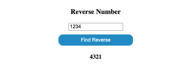 JavaScript reverse number