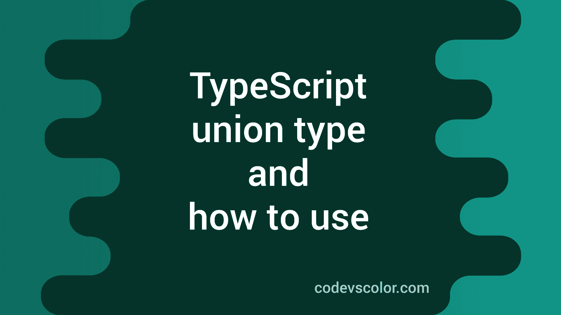 typescript union type assignment