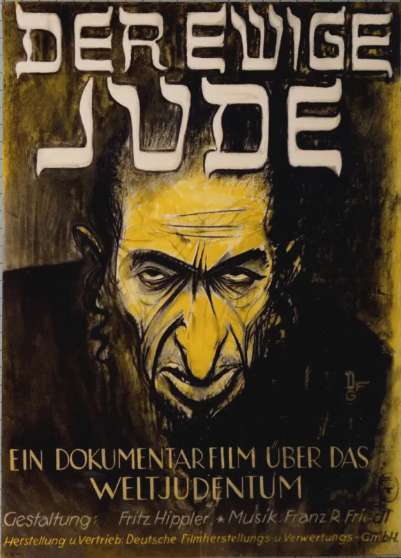 Famous caricature of the Eternal Jew