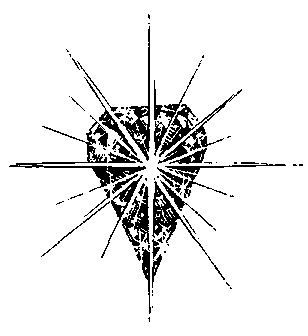 A huge glistening Diamond.