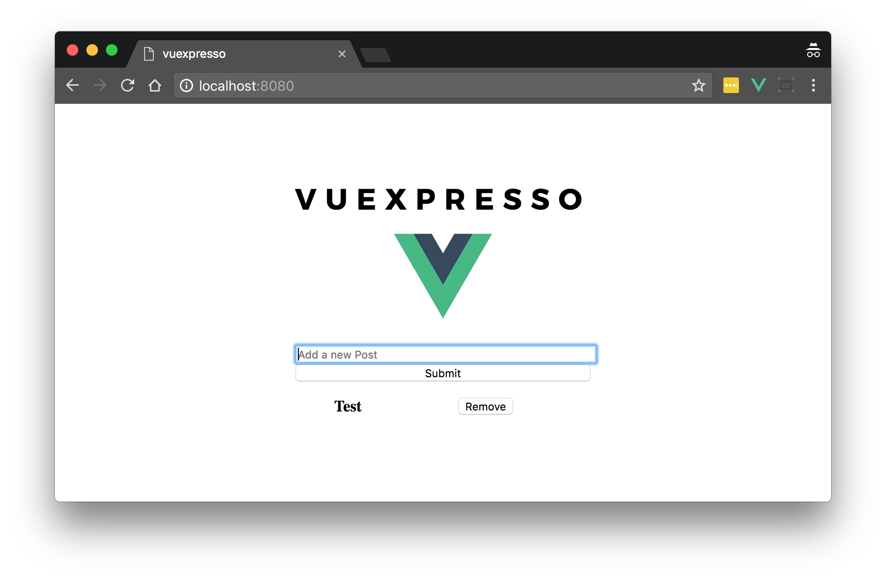 vue-starter screenshot