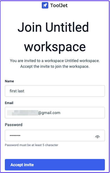 Join workspace