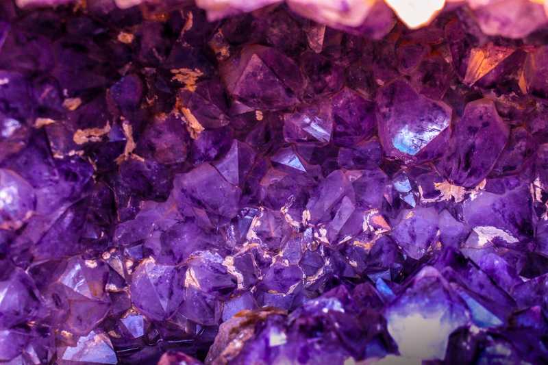 Violet gemstones
