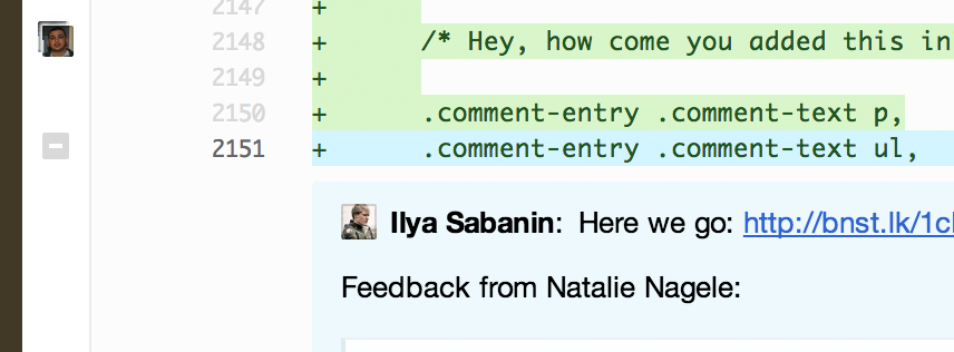 Inline Comments