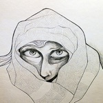 Lotte Teussink, Holland. "Louhi" 2012. Drawing, 29x42cm Lotte Teussink, Holland. "Louhi" 2012. Drawing, 29x42cm