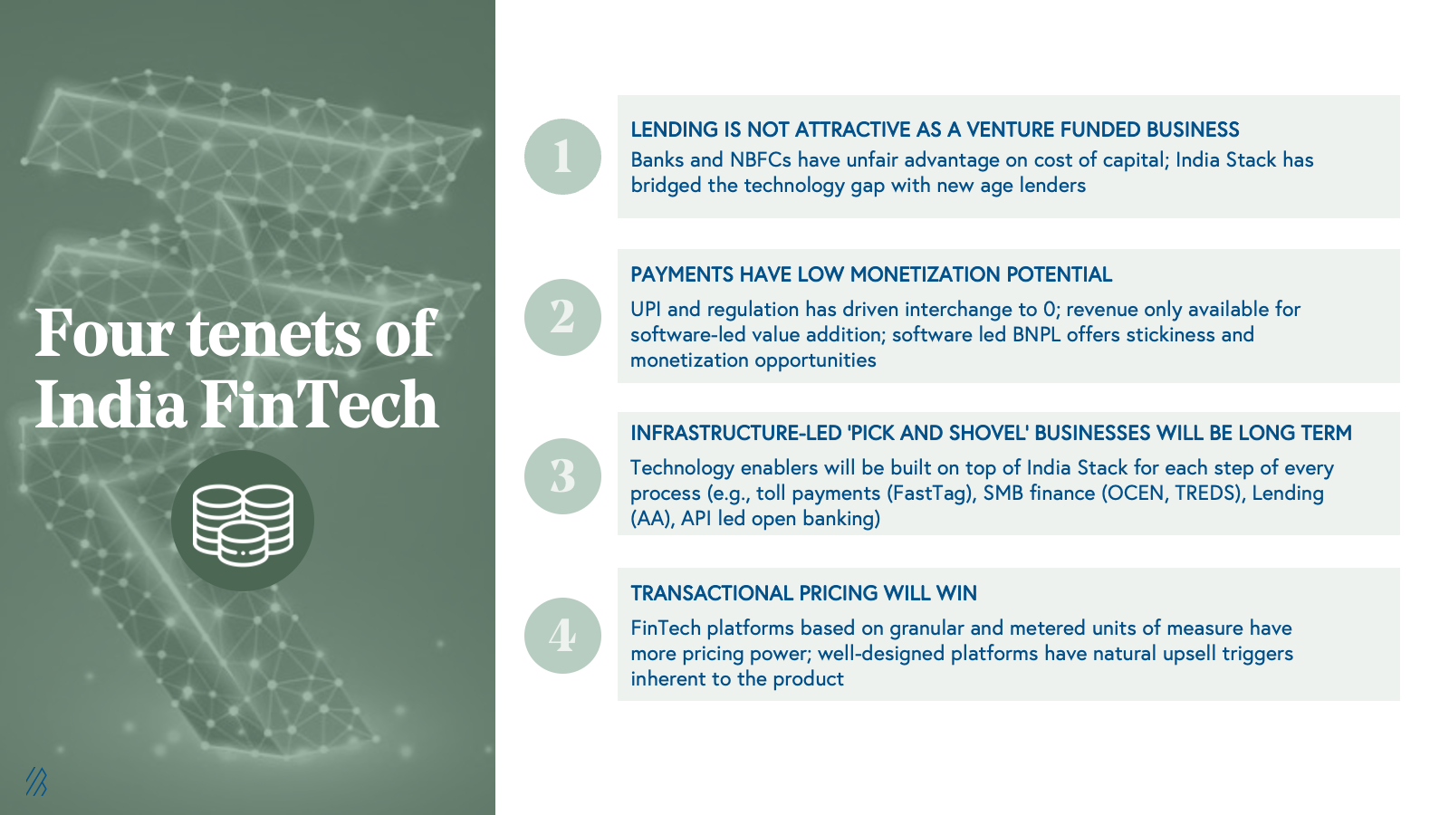 four tenets of india fintech