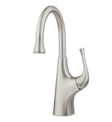 image Pfister Ladera Single-Handle Bar Faucet in Spot Defense Stainless Steel