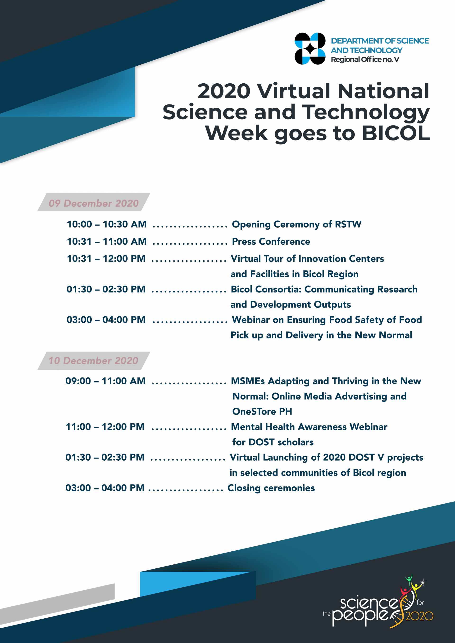 NSTW 2020 Region 5 Program