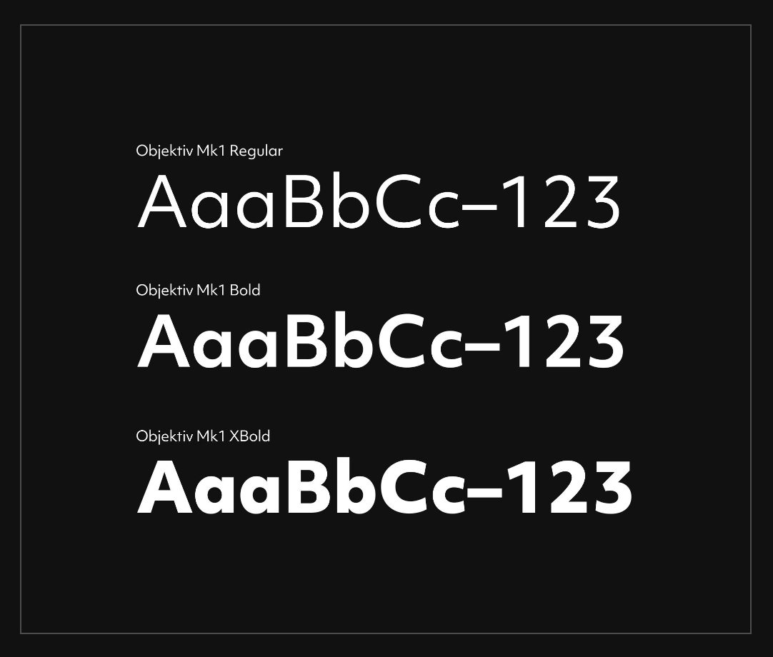 ZeBrand Brand Guidelines Font Weights