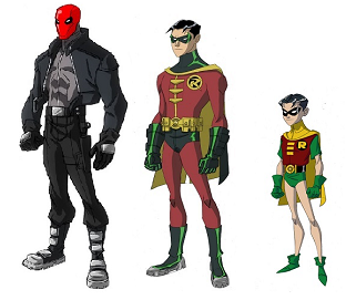 Eveolution of Jason Todd from young robin to mature red hood