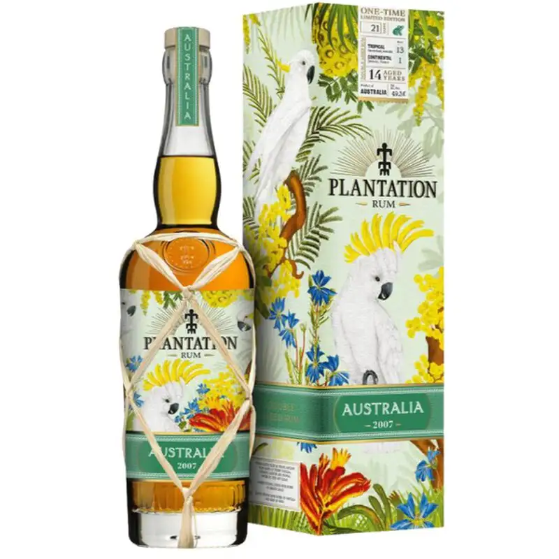 Image of the front of the bottle of the rum Plantation Australia One-Time
