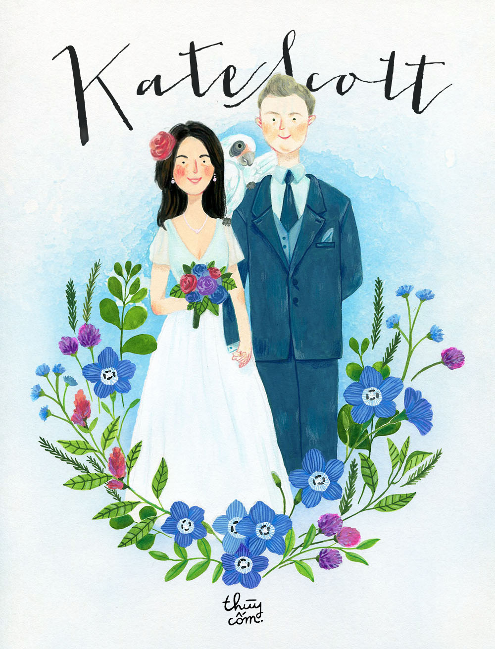 I take commission such as wedding invitation or portrait. The link to commission order form is on the sidebar.