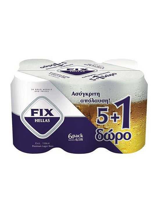 Prodotti-greci-Birra-greca-Fix-24-lattine-330ml