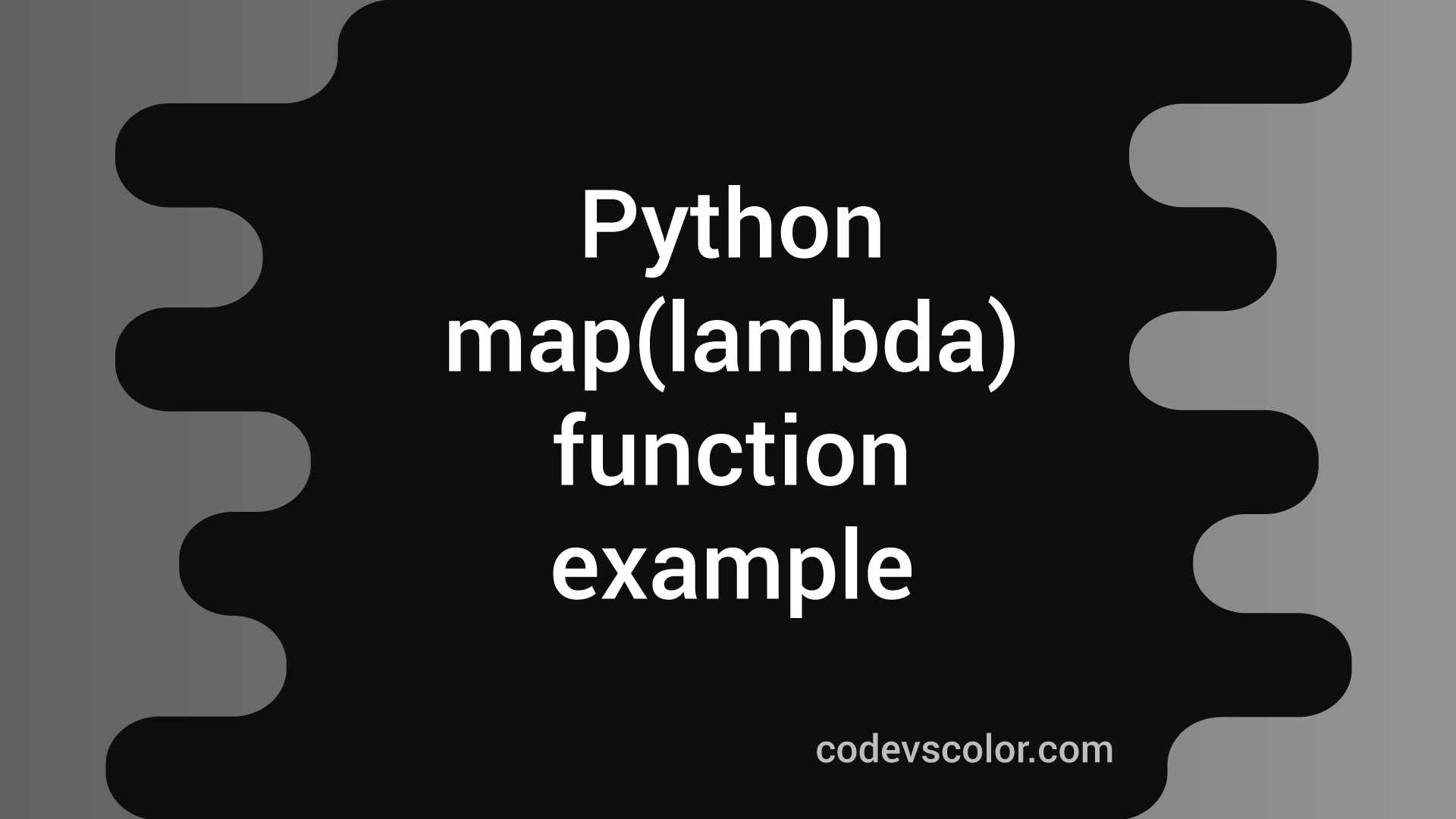 Python Map lambda Function Explanation With Example CodeVsColor