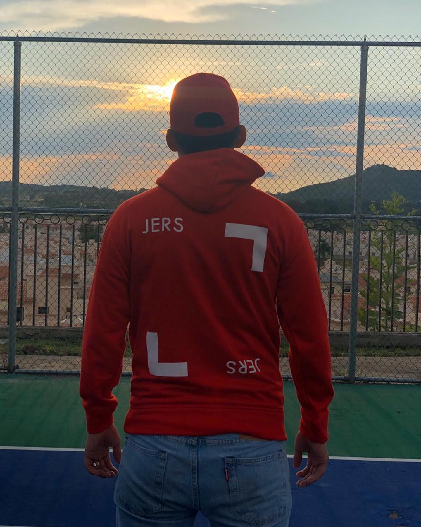 Hoodie JERS Rojo