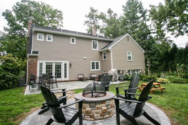 Real RenoFi Customer Story outdoor firepit