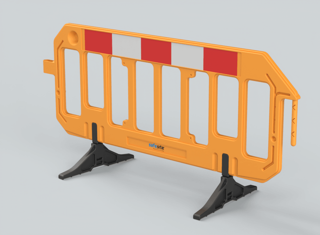 Orange gate barrier