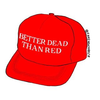 Red hat reading Better Dead Than Red