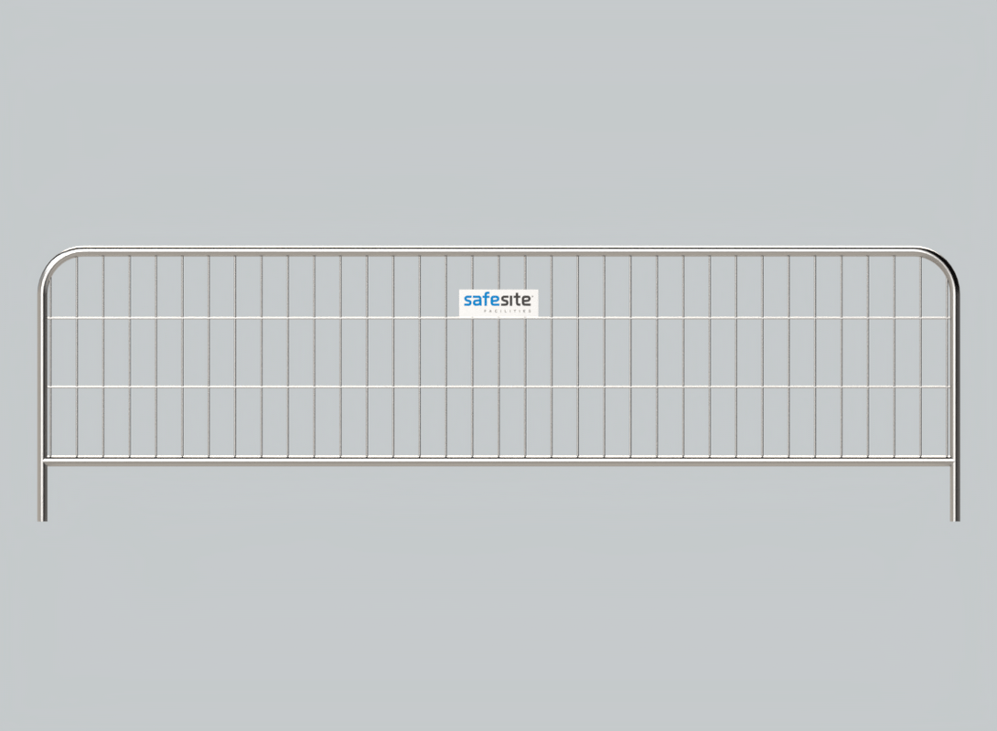 3.5m Metal Pedestrian Barrier Front