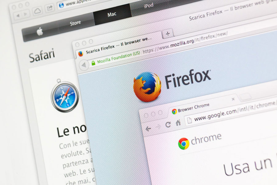 Collection of modern web browsers