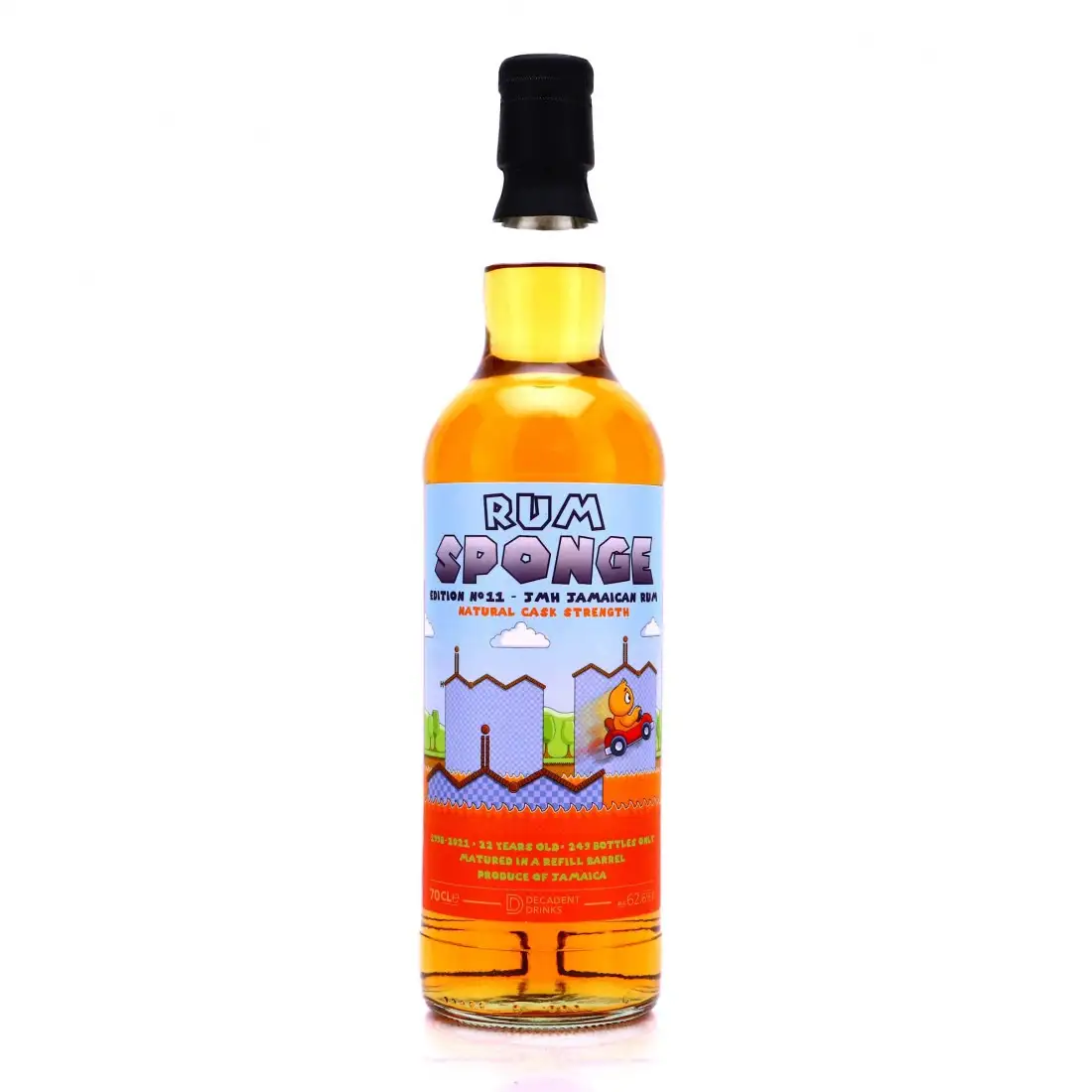 Image of the front of the bottle of the rum Rum Sponge No. 11 JMH