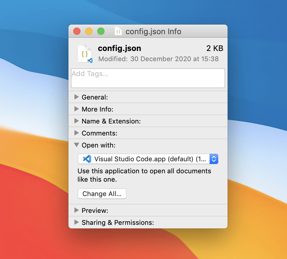 Quickly associate all source code files with your editor in macOS using  duti – Alex Peattie