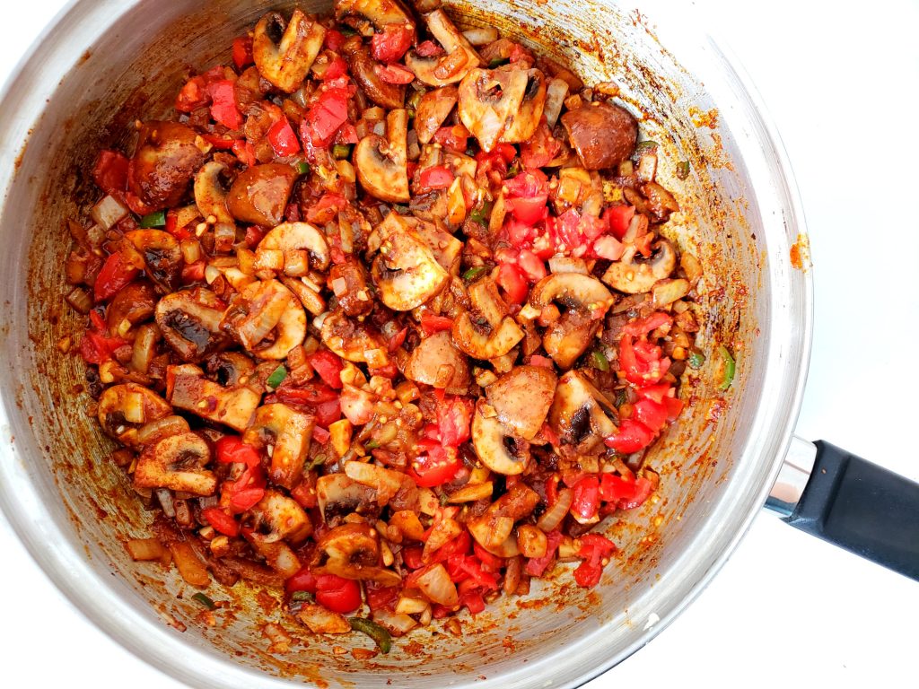 Mexican spiced vegetables