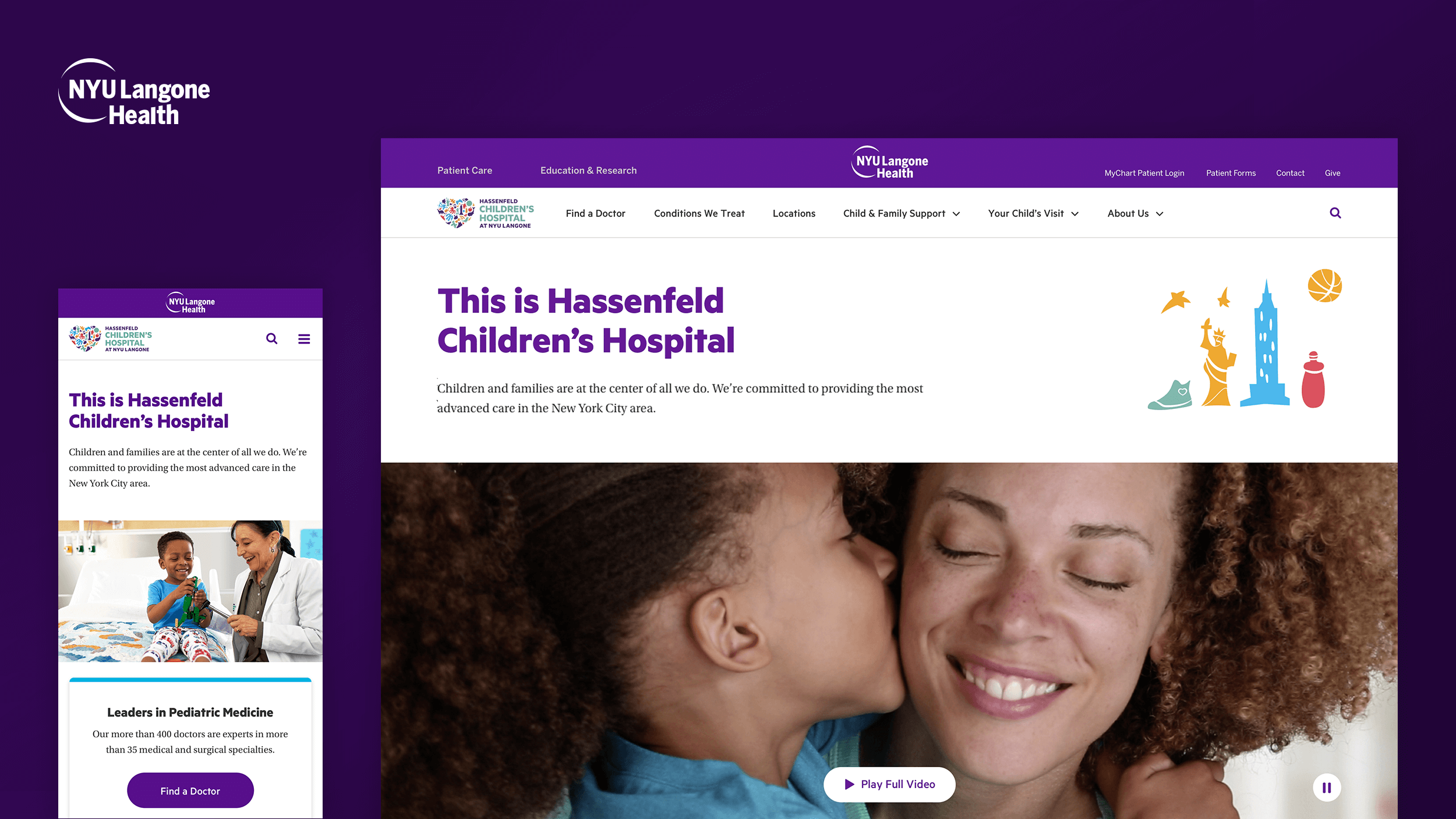 NYU Langone Health Cover: Hassenfeld Children's Hospital