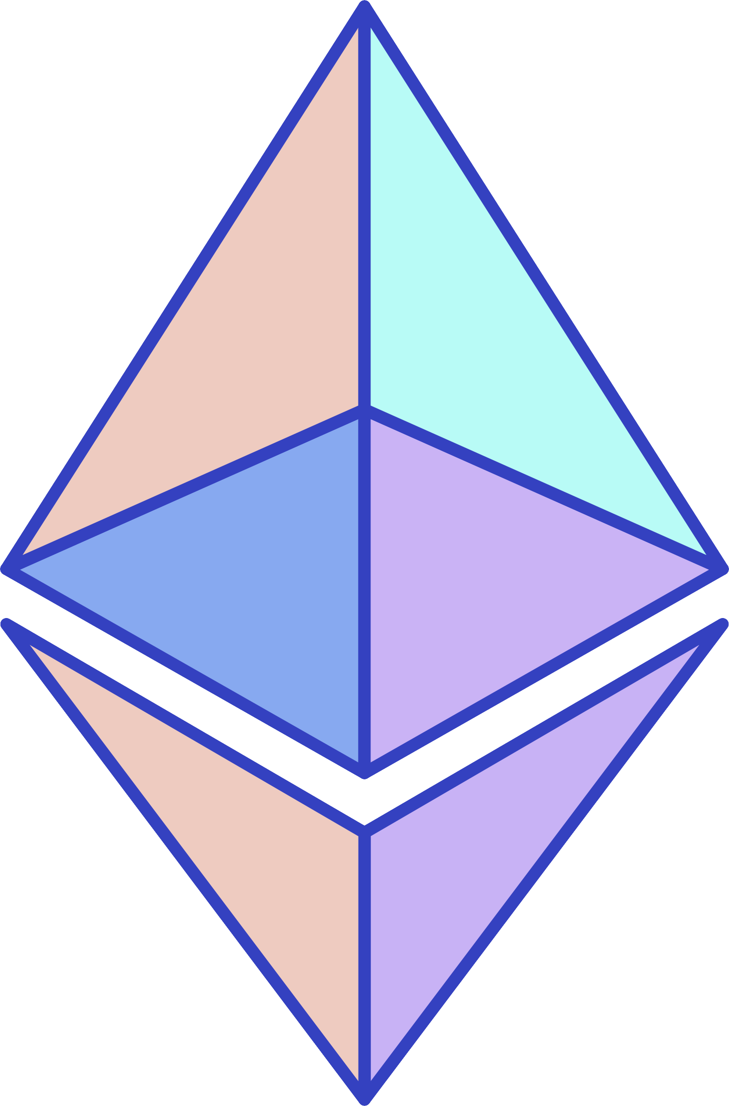 ETH diamond (color filled)