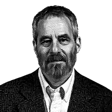 Halftone black and white image of Dr. Carl Haber